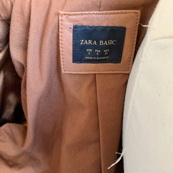 ZARA Women's Leather Biker Jacket - Picture 12 of 15